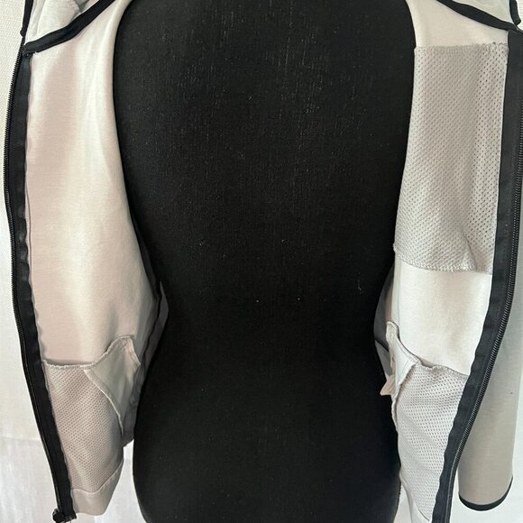 Old Navy Outerwear Silver Dynamic Fleece Zip hooded Jacket Y Large 10/12 - 0402 - Picture 3 of 6